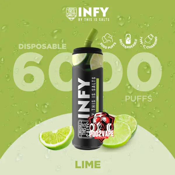 infy 6000 puffs lime