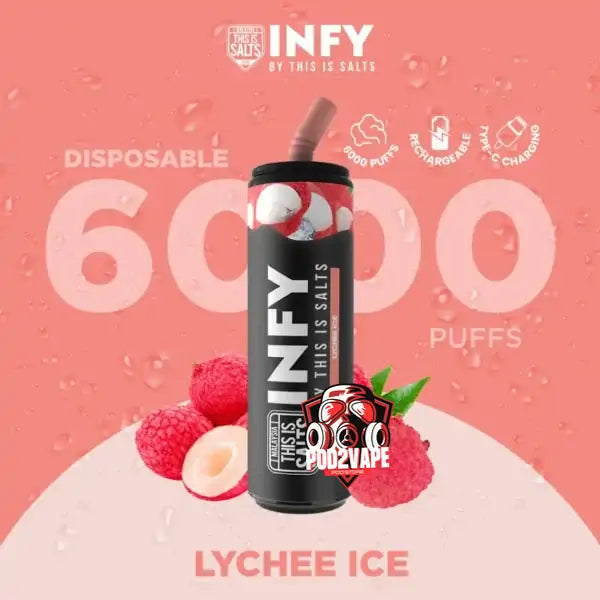 infy 6000 puffs lychee ice