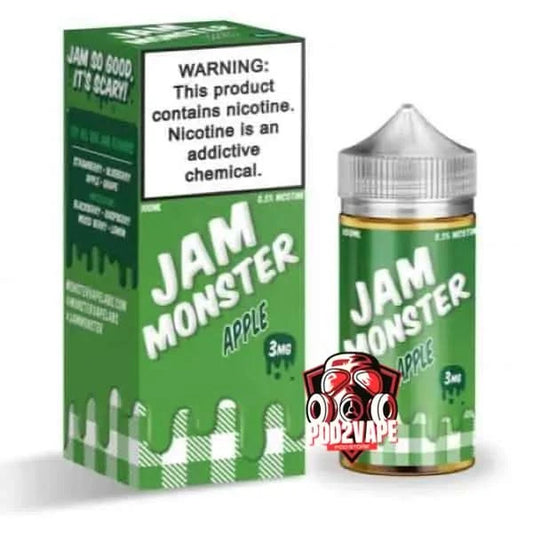 น้ำยา Jam monster freebase apple nic3