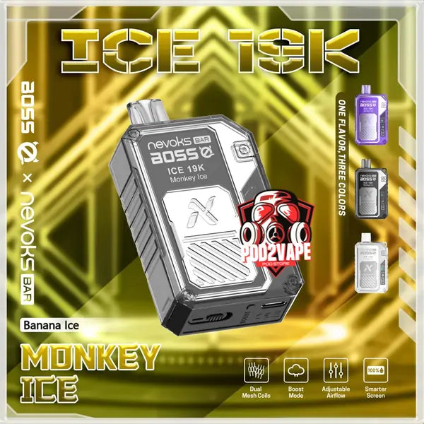 Nevoks bar ice 19000 puffs banana ice