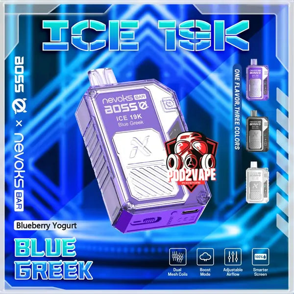 Nevoks bar ice 19000 puffs blueberry yogurt