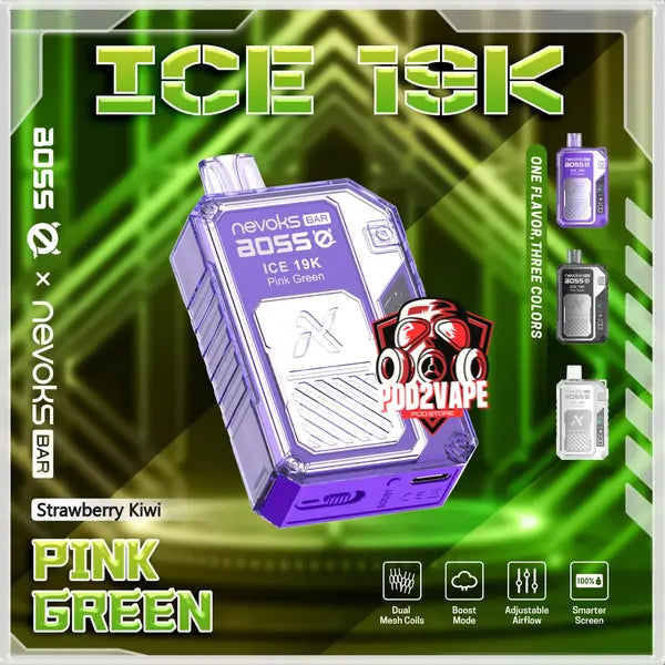 Nevoks bar ice 19000 puffs strawberry kiwi