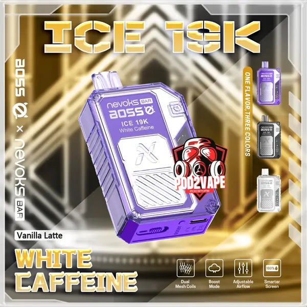 Nevoks bar ice 19000 puffs vanilla latte