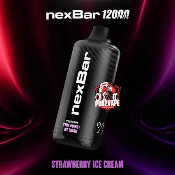 Wotofo nexbar 12000 puffs strawberry ice cream