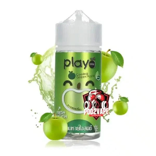Play cooling freebase 100ml apple