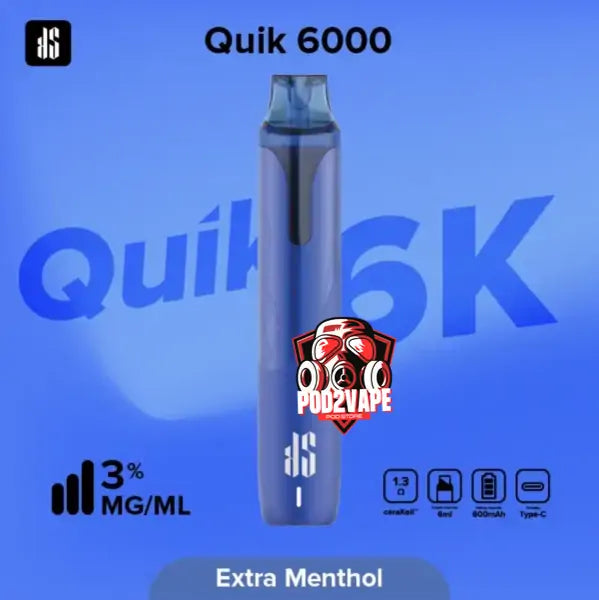 Ks quik 6000 puffs extra menthol