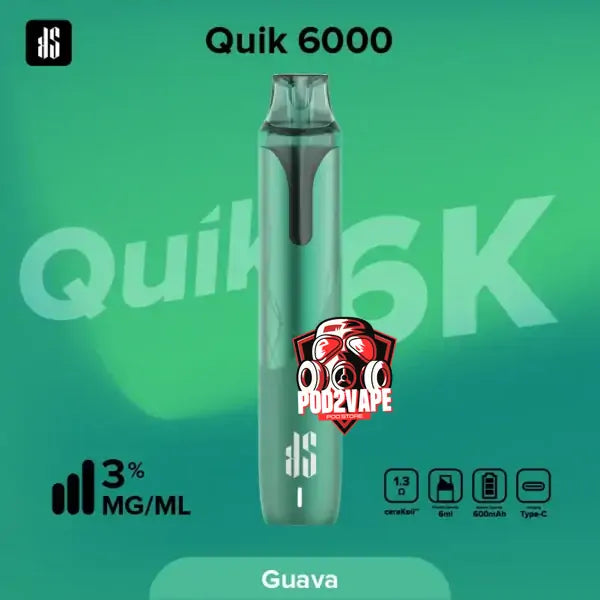 Ks quik 6000 puffs guava