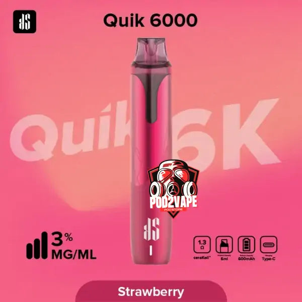 Ks quik 6000 puffs strawberry