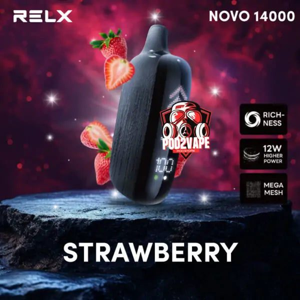 Relx novo 14000 puffs strawberry