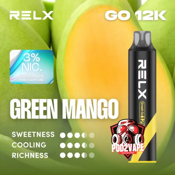 Relx smash go 12k green mango nic30