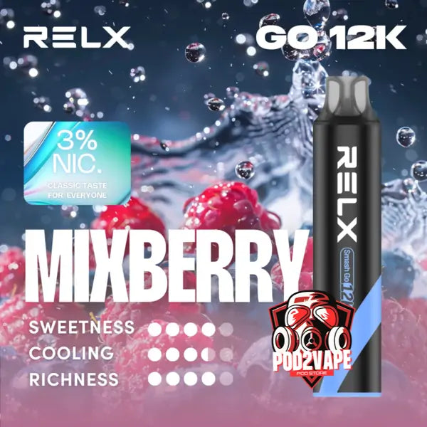 Relx smash go 12k mixberry nic30