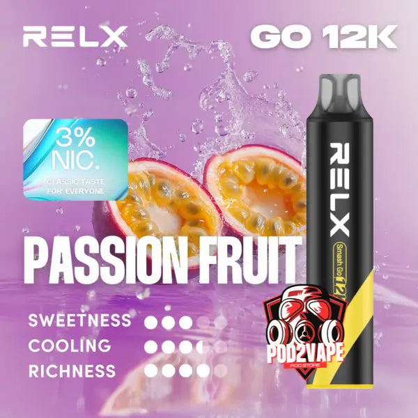 Relx smash go 12k passion fruit nic30