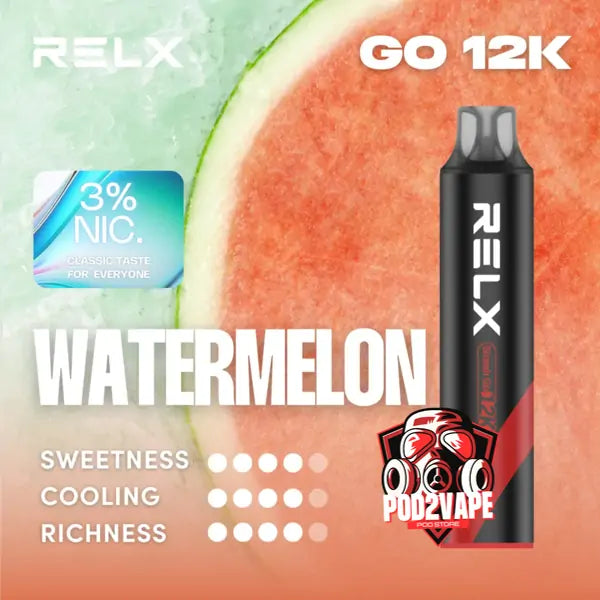 Relx smash go 12k watermelon nic30