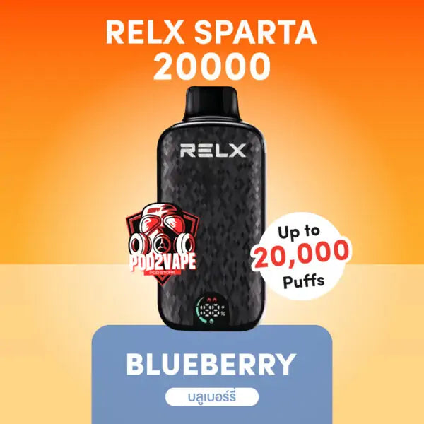 Relx sparta 20000 puffs blueberry