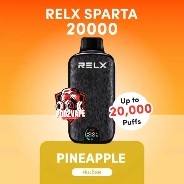 Relx sparta 20000 puffs pineapple