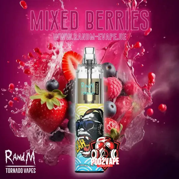Randm tornado 7000 puffs mixed berries