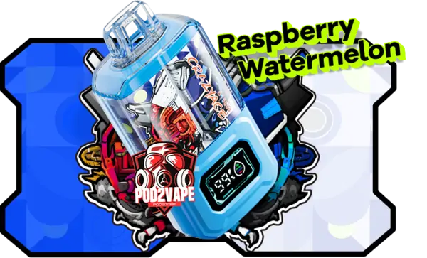Crazyace b15000 puffs raspberry watermelon
