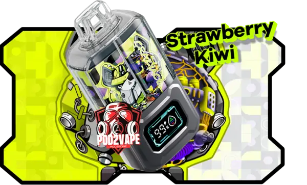 Crazyace b15000 puffs strawberry kiwi