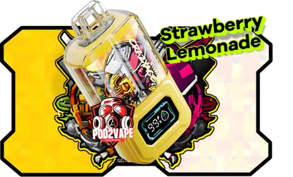 Crazyace b15000 puffs strawberry lemonade
