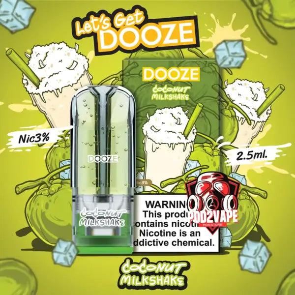 หัวพอต dooze 2.5ml pod coconut milkshake