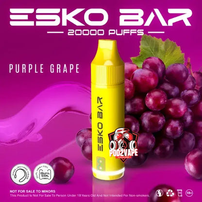 Esko bar 20000 puffs purple grape