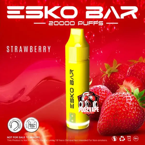 Esko bar 20000 puffs strawberry