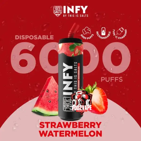 infy 6000 puffs strawberry watermelon