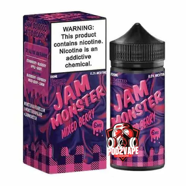 น้ำยา Jam monster freebase mixed berry nic6