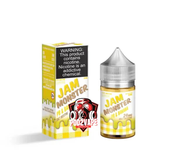 Jam monster salt nic pb banana nic48