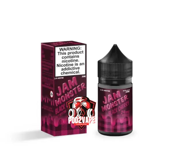 Jam monster salt nic black cherry nic24