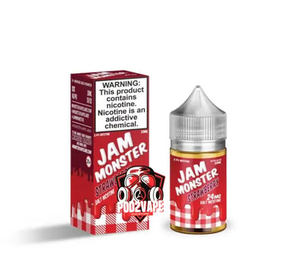 Jam monster salt nic strawberry nic48