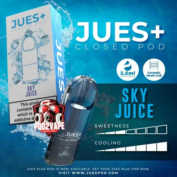 หัวพอต Jues plus 2.5ml sky juice