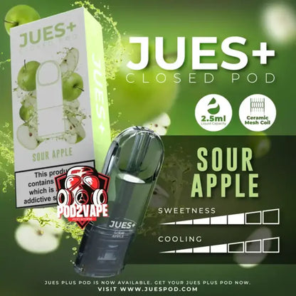 หัวพอต Jues plus 2.5ml sour apple