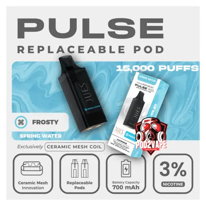 หัวพอต jues pulse 15k spring water