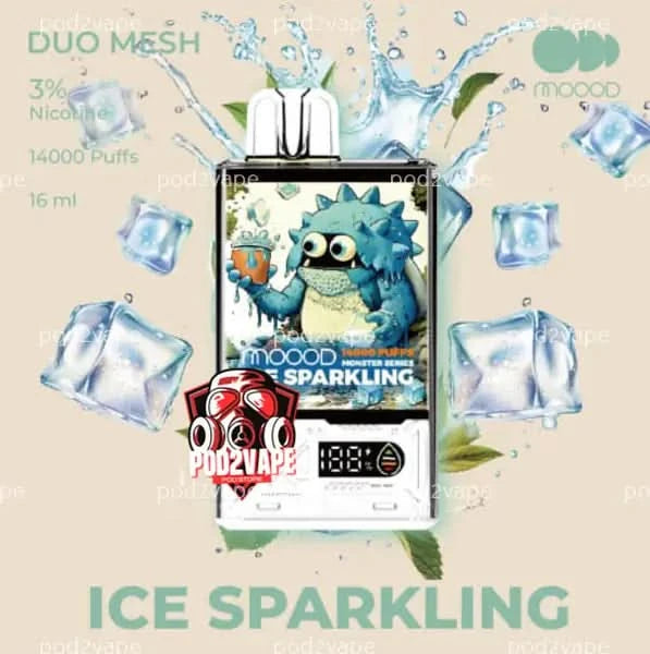Moood monster 14k ice sparkling nic30