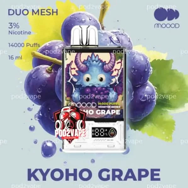 Moood monster 14k kyoho grape nic30