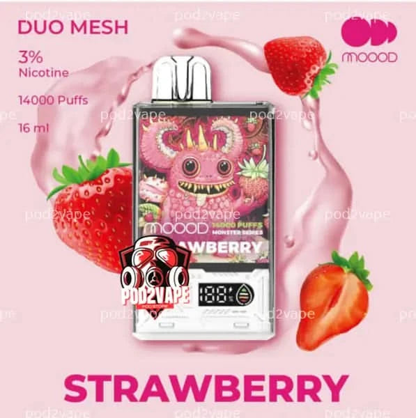 Moood monster 14k strawberry nic30