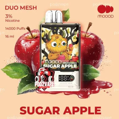 Moood monster 14k sugar apple nic30