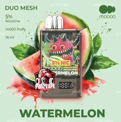 Moood monster 14k watermelon nic50