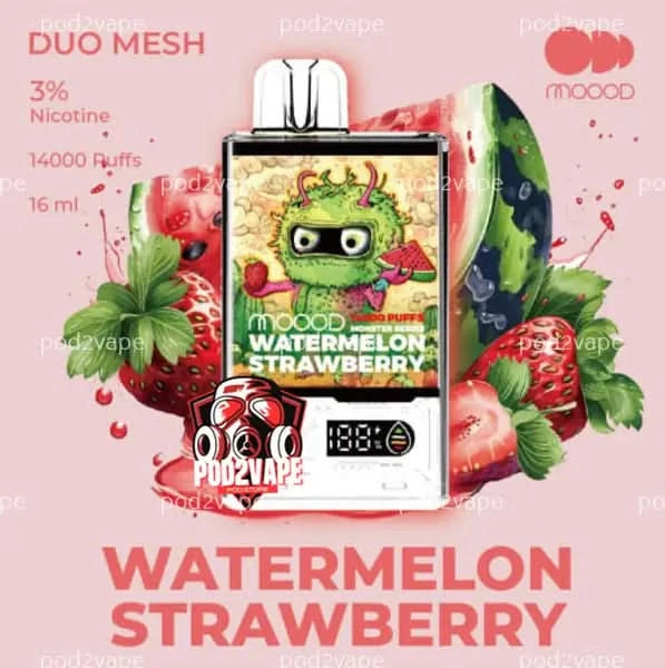 Moood monster 14k watermelon strawberry nic30