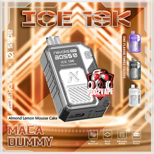 Nevoks bar ice 19000 puffs almond lemon mousse cake
