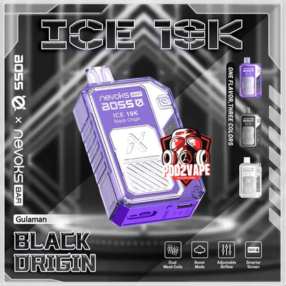 Nevoks bar ice 19000 puffs gulaman