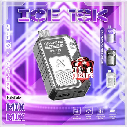 Nevoks bar ice 19000 puffs halohalo