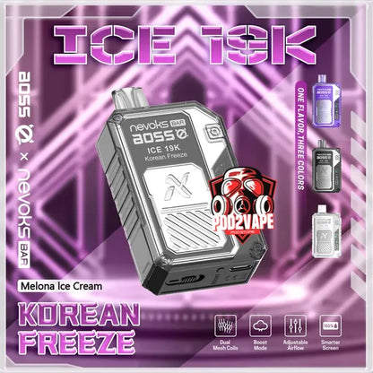 Nevoks bar ice 19000 puffs melona ice cream