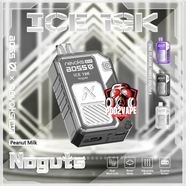 Nevoks bar ice 19000 puffs peanut milk