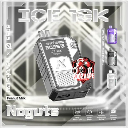 Nevoks bar ice 19000 puffs peanut milk