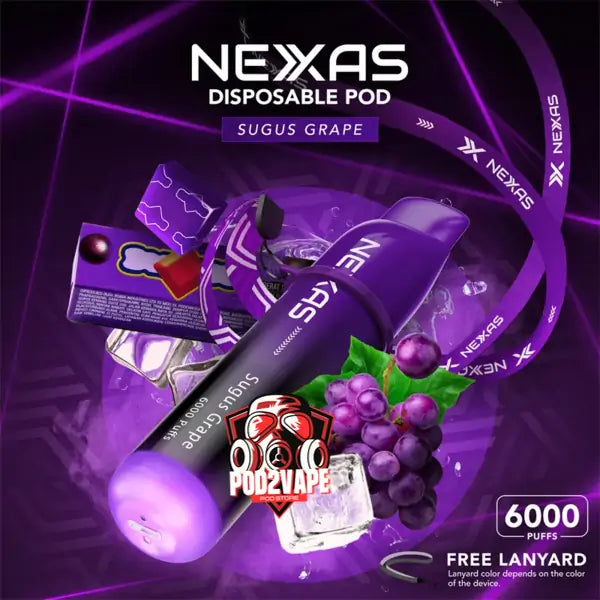 Nexas 6000 puffs sugus grape