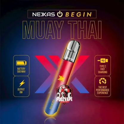 Nexas begin pod muay thai