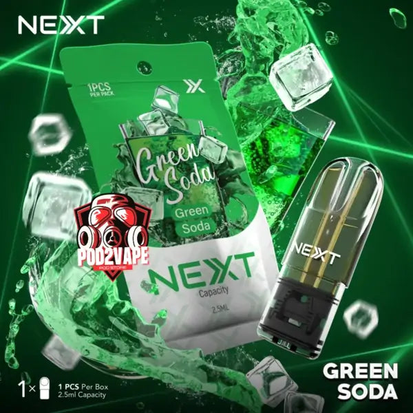 หัวพอต Nexas 2.5ml green soda