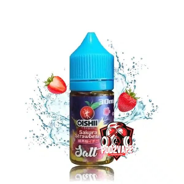 oishi salt nic sakura strawberry